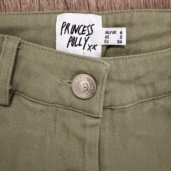 Princess Polly Sage Flare Jeans - Picture 2 of 3